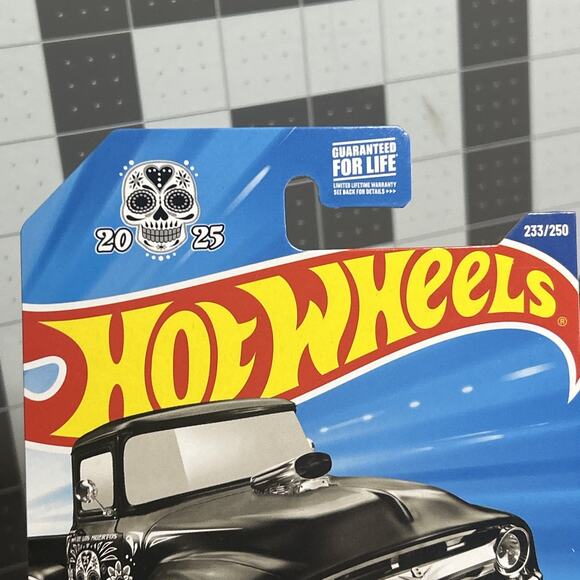 2025 HOT WHEELS CUSTOM '56 FORD TRUCK 8/10 Celebration Racers #233 NEW - Picture 9 of 9